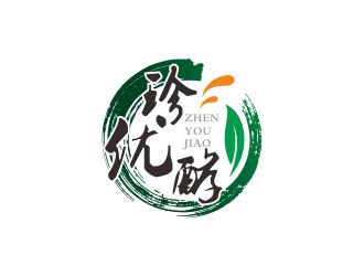 何嘉健的珍優(yōu)酵果汁飲料品牌logologo設(shè)計(jì)