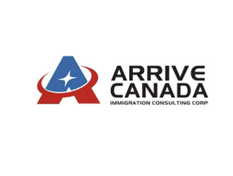 湯云方的ARRIVE CANADA IMMIGRATION CONSULTING CORP.logo設(shè)計(jì)