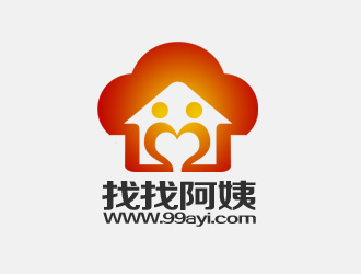 余亮亮的找找阿姨家政服務(wù)logo設(shè)計logo設(shè)計