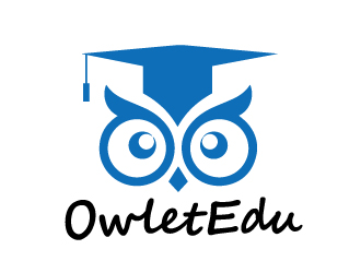 陸達(dá)活的OwletEdu 卡通貓頭鷹logo設(shè)計(jì)