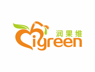 何嘉健的中文名稱(chēng)：潤(rùn)果維  /  英文名稱(chēng)：i greenlogo設(shè)計(jì)