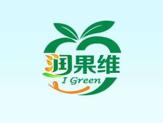 余亮亮的中文名稱：潤果維  /  英文名稱：i greenlogo設(shè)計