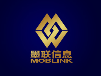 余亮亮的Moblink  上海墨聯(lián)信息科技有限公司logo設(shè)計(jì)