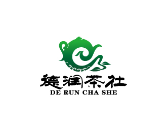 周金進(jìn)的德潤(rùn)茶社茶館logo設(shè)計(jì)