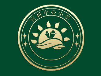 朱兵的官橋中心小學logo設計