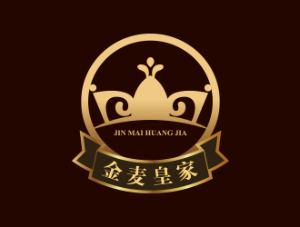 黃安悅的金麥皇家面包店logo設(shè)計