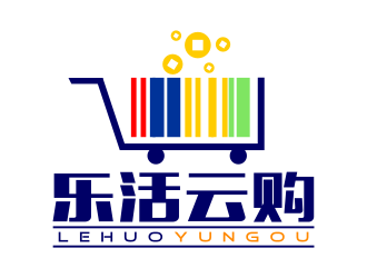 張峰的樂活云購logo設(shè)計