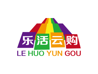 黃安悅的樂活云購logo設(shè)計