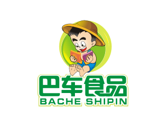 楊福的汕頭市巴車食品有限公司logo設(shè)計