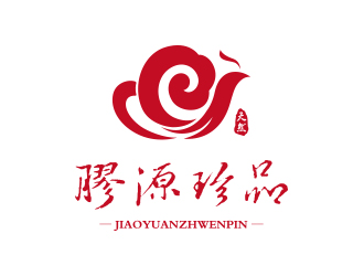 孫金澤的膠源珍品甜品品牌logologo設計