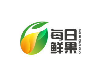 黃安悅的每日鮮果logo設(shè)計(jì)