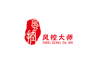 王伯林的風(fēng)控大師logo設(shè)計