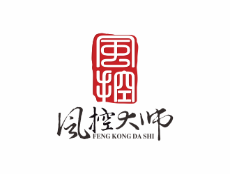 何嘉健的風(fēng)控大師logo設(shè)計