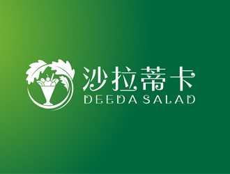 劉彩云的Deeda Salad 沙拉蒂卡logo設(shè)計