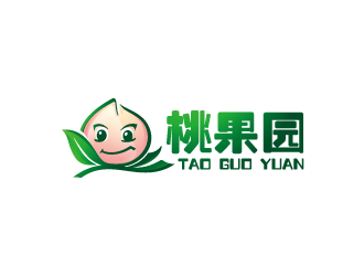 周金進的桃果園 卡通logo設計logo設計