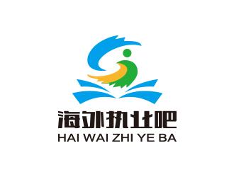 孫金澤的海外執(zhí)業(yè)吧藍色圖形logologo設計