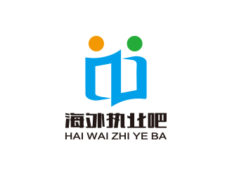 孫金澤的海外執(zhí)業(yè)吧藍色圖形logologo設計