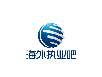 陳兆松的海外執(zhí)業(yè)吧藍色圖形logologo設計