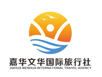 劉彩云的青島嘉華文華國際旅行社有限公司logo設(shè)計(jì)