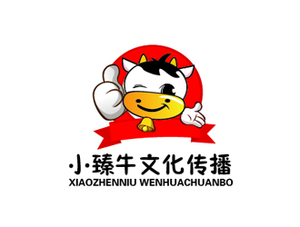 秦曉東的小臻牛兒童教育培訓(xùn)吉祥物設(shè)計(jì)logo設(shè)計(jì)