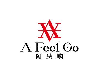 周金進的a feel go 阿法購logo設計