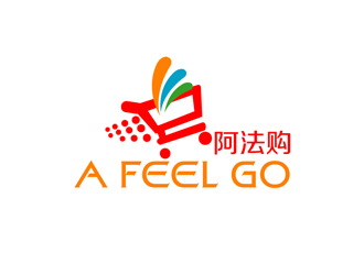 秦曉東的a feel go 阿法購logo設計