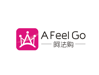 楊占斌的a feel go 阿法購logo設計