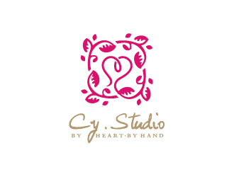 Ze的CY.Studio 永生花店logo設(shè)計(jì)