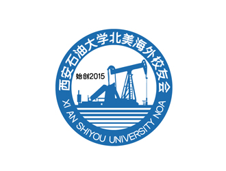 秦曉東的西安石油大學(xué)海外校友會(huì)徽章logo設(shè)計(jì)