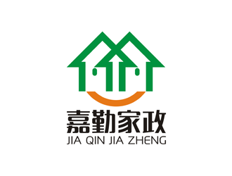 譚家強的上海嘉勤家政服務有限公司logo設計