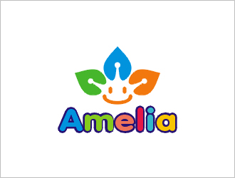 梁俊的Amelialogo設(shè)計