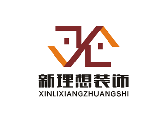 楊占斌的新理想裝飾工程有限公司logo設計