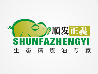 安齊明的順發(fā)正義食品logologo設(shè)計