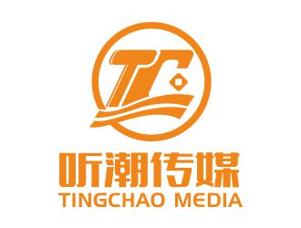 吳志超的聽潮傳媒logo設計