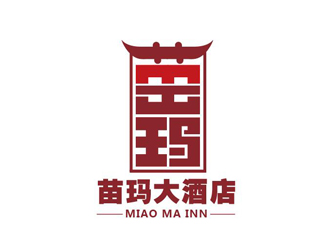 鄒小考的苗瑪大酒店logo設計