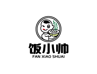 周金進的飯小帥外賣餐飲logo設計