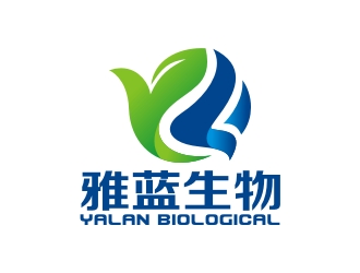 曾翼的青島雅藍生物發(fā)展有限公司字體標志logo設計