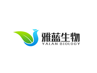 吳曉偉的青島雅藍生物發(fā)展有限公司字體標志logo設計