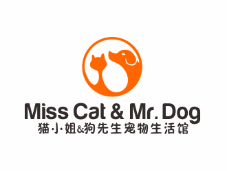 林萬里的Miss Cat & Mr. Dog Logologo設計