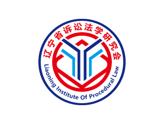 周金進的遼寧省訴訟法學研究會會徽對稱LOGOlogo設計