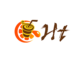 秦曉東的Ht 果汁店logologo設計