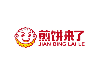 周金進(jìn)的煎餅來了卡通logologo設(shè)計(jì)