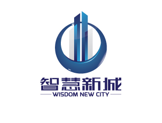 陳兆松的智慧新城  wisdom new citylogo設計