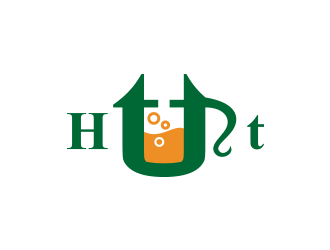 黃安悅的Ht 果汁店logologo設計