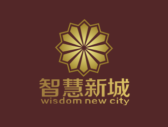 李泉輝的智慧新城  wisdom new citylogo設計