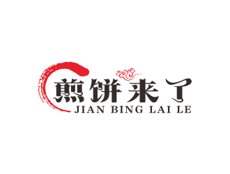 林萬里的煎餅來了卡通logologo設(shè)計(jì)