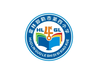 曾翼的霍林郭勒市第四小學(xué)logo設(shè)計(jì)