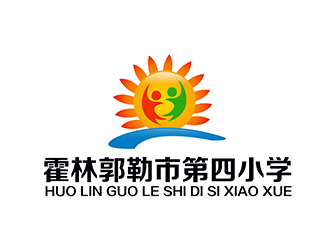 潘樂(lè)的霍林郭勒市第四小學(xué)logo設(shè)計(jì)