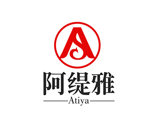 潘樂的阿緹雅Atiya瑜伽館logo設(shè)計