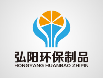 向正軍的廣州弘陽環(huán)保制品有限公司logo設(shè)計